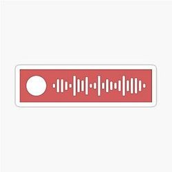 Romantic Homicide by D4vd Spotify Sticker