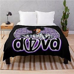 Retro Framed Throw Blanket