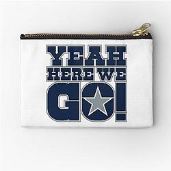 Dallas Cowboys: Dak Prescott Yeah, Here We Go! Zipper Pouch