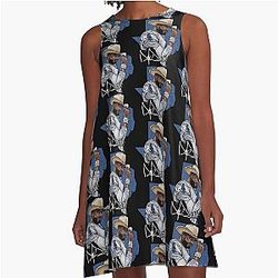 Dak Prescott Cowboy T-Shirt A-Line Dress