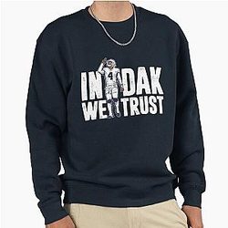 Dak Prescott In T-Shirt Pullover Sweatshirt