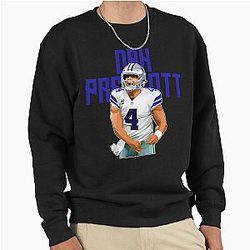 Dak Prescott Celebrates Touchdown Bold Pullover Sweatshirt