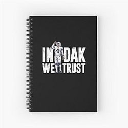 Dak Prescott In We Trust T-Shirt Spiral Notebook