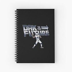 Dak Prescott To The Future T-Shirt Spiral Notebook