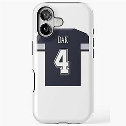 Dak Prescott Jersey iPhone Tough Case
