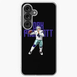 Dak Prescott Throws for Touchdown Bold Samsung Galaxy Case