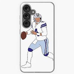 Dallas Cowboys Dak Prescott Soft Case for Samsung Galaxy