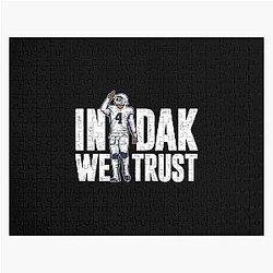 Dak Prescott In We Trust T-Shirt Jigsaw Puzzle