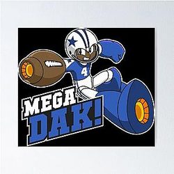 Mega Dak Prescott T-Shirt Poster