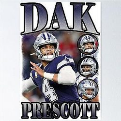Bootleg Dak Prescott T-Shirt Poster
