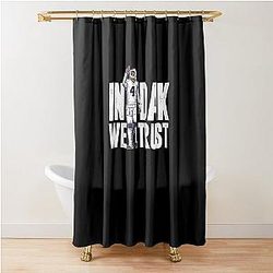 Dak Prescott In We Trust T-Shirt Shower Curtain