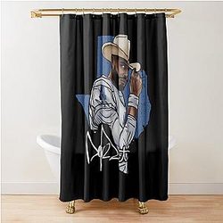 Dak Prescott Cowboys T-Shirt Shower Curtain