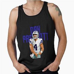 Dak Prescott Celebrates Touchdown in Bold Tank Top