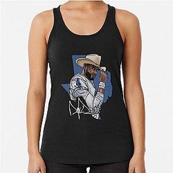 Dak Prescott Cowboy T-Shirt Racerback Tank Top
