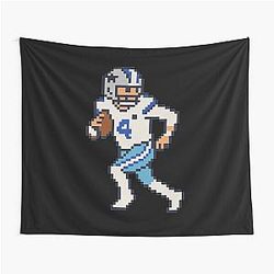 Dak Prescott Retro Quarterback Pixel T-Shirt Tapestry