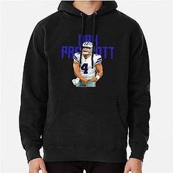 Dak Prescott Celebrates Touchdown Bold Pullover Hoodie
