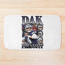 Bootleg Dak Prescott T-Shirt Bath Mat