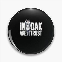 Dak Prescott In We Trust Pin