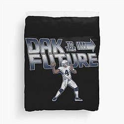 Dak Prescott To The Future T-Shirt Duvet Cover