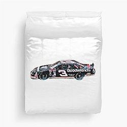 Dale Earnhardt Race Car Duvet Cover