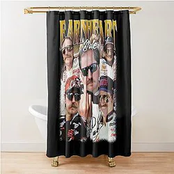 Vintage Dale Earnhardt Shower Curtain