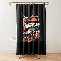 Dale Earnhardt Wrangler Shower Curtain