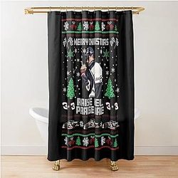 Merry Christmas Raise Hell Dale Earnhardt Shower Curtain