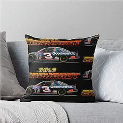 Dale Earnhardt Art Throw Pillow