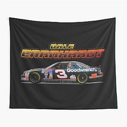 Dale Earnhardt Pixel Art Tapestry