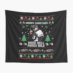 Merry Christmas Raise Dale Earnhardt Tapestry