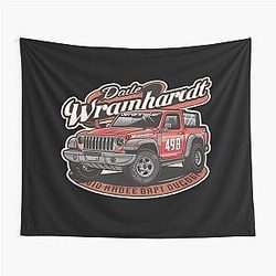 Dale Earnhardt Wrangler Tapestry