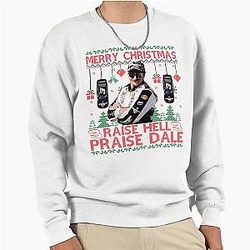 Dale Earnhardt Raise Hell Praise Dale Sr Christmas Pullover Sweatshirt