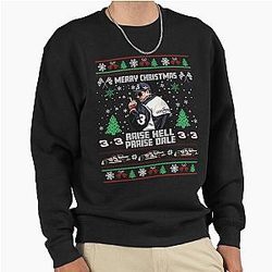 Merry Christmas Praise Dale Earnhardt Pullover Sweatshirt