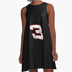 Dale Earnhardt Distressed A-Line Dress