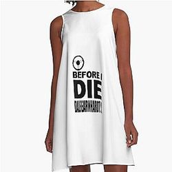 Just One Before I Die Dale Earnhardt Jr. A Line Dress