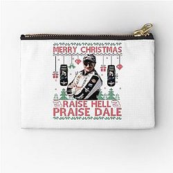Dale Earnhardt Raise Hell Praise Dale SR Christmas Zipper Pouch