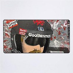 NASCAR Dale Earnhardt graffiti painting by D AutoArt Desk Mat