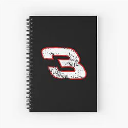 Dale Earnhardt Distressed Spiral Notebook