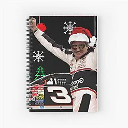 Dale Earnhardt Merry The Intimidator Spiral Notebook