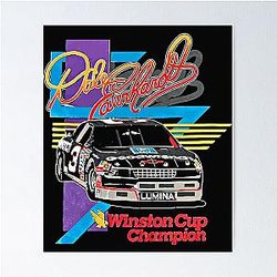 Dale Earnhardt Champion T-Shirt Poster