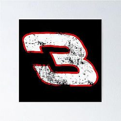 Dale Earnhardt Distressed Poster