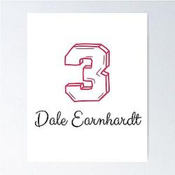 Dale Earnhardt Vintage Essential Sweater T-Shirt Poster