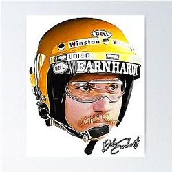 Dale Earnhardt T-Shirt Young Poster