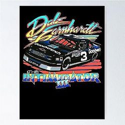 Vintage Dale Earnhardt Racing Poster