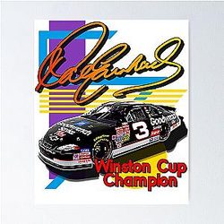 Dale Earnhardt Car Poster