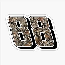 Dale Earnhardt Jr. Camo Sticker 88