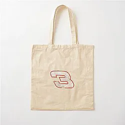 Dale Earnhardt Distressed Cotton Tote Bag