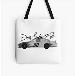 Dale Earnhardt Jr. 88 All Over Print Tote Bag