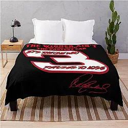 The winner isn't the one with the fastest car, it's the one who refuses to lose. - Dale Earnhardt Throw Blanket