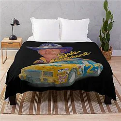 Dale Earnhardt Die Hard Throw Blanket